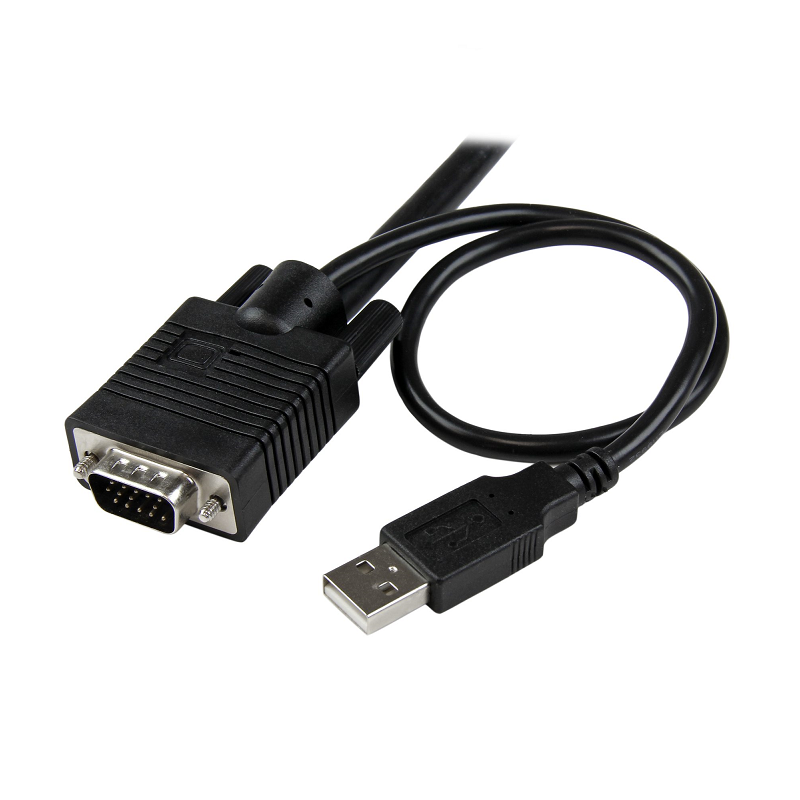 StarTech SV211USB 2 Port USB VGA Cable KVM Switch - USB Powered with Remote Switch